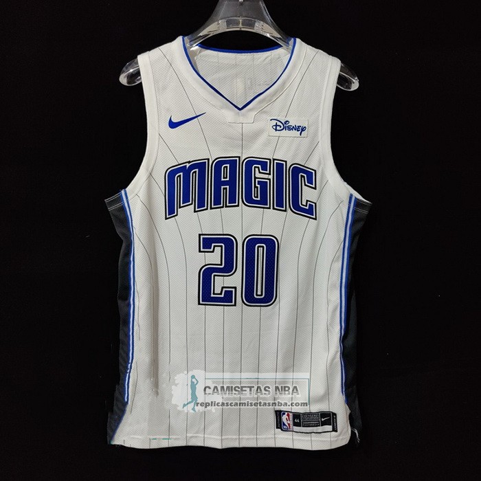 Camiseta Orlando Magic Markelle Fultz NO 20 Icon Autentico 2019-20 Blanco